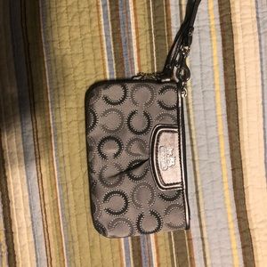 Coach mini wristlet
